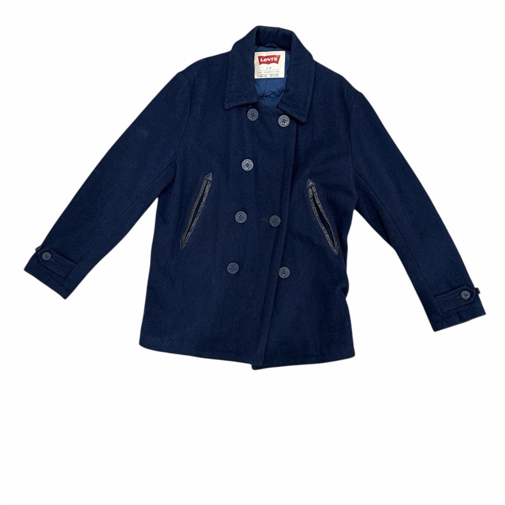 Levi's Navy Peacoat for Men